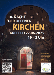 Plakat der 10. Nacht der offenen Kirchen