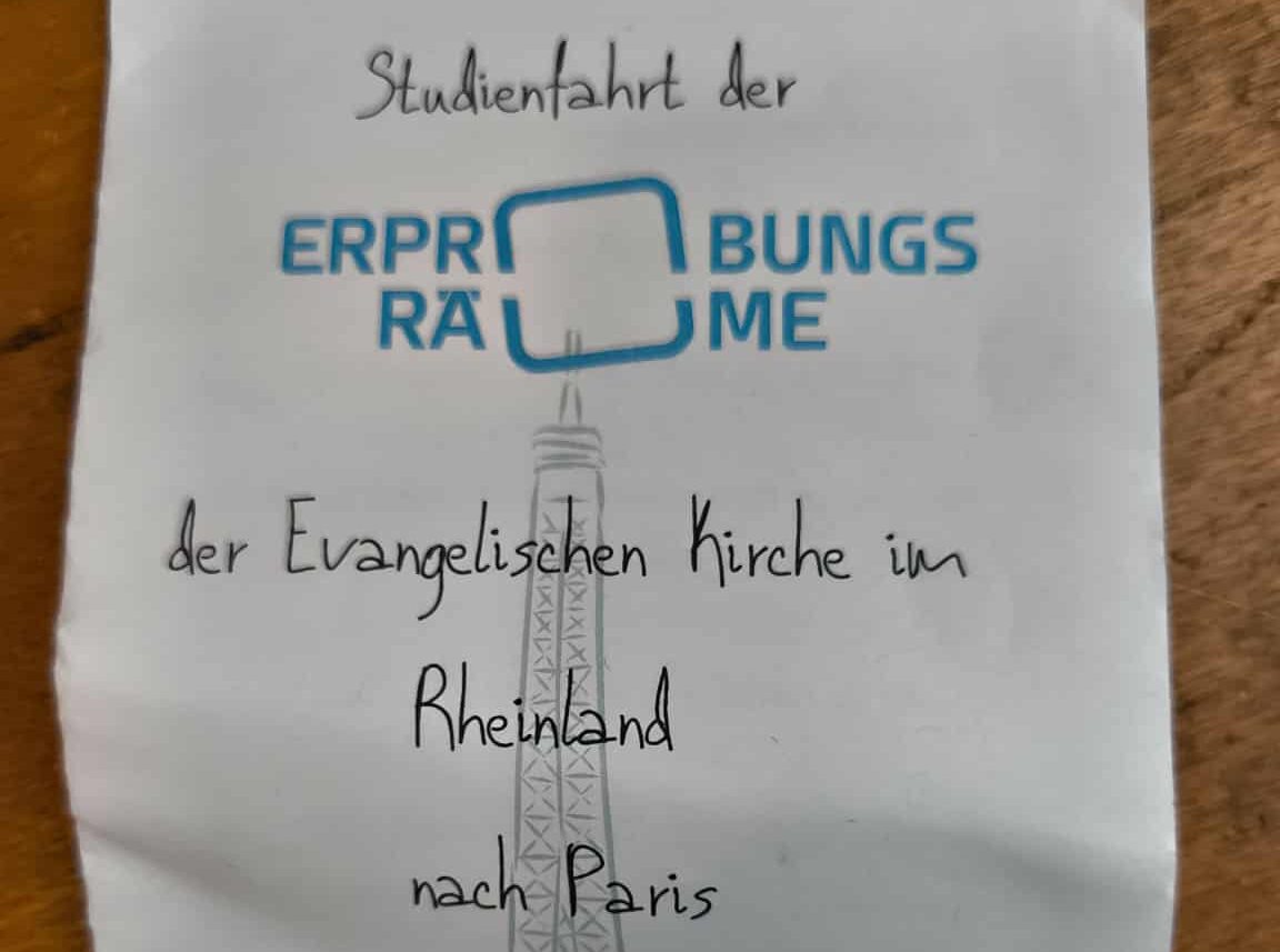 Studienfahrt Paris Erprobungsräume der EKiR