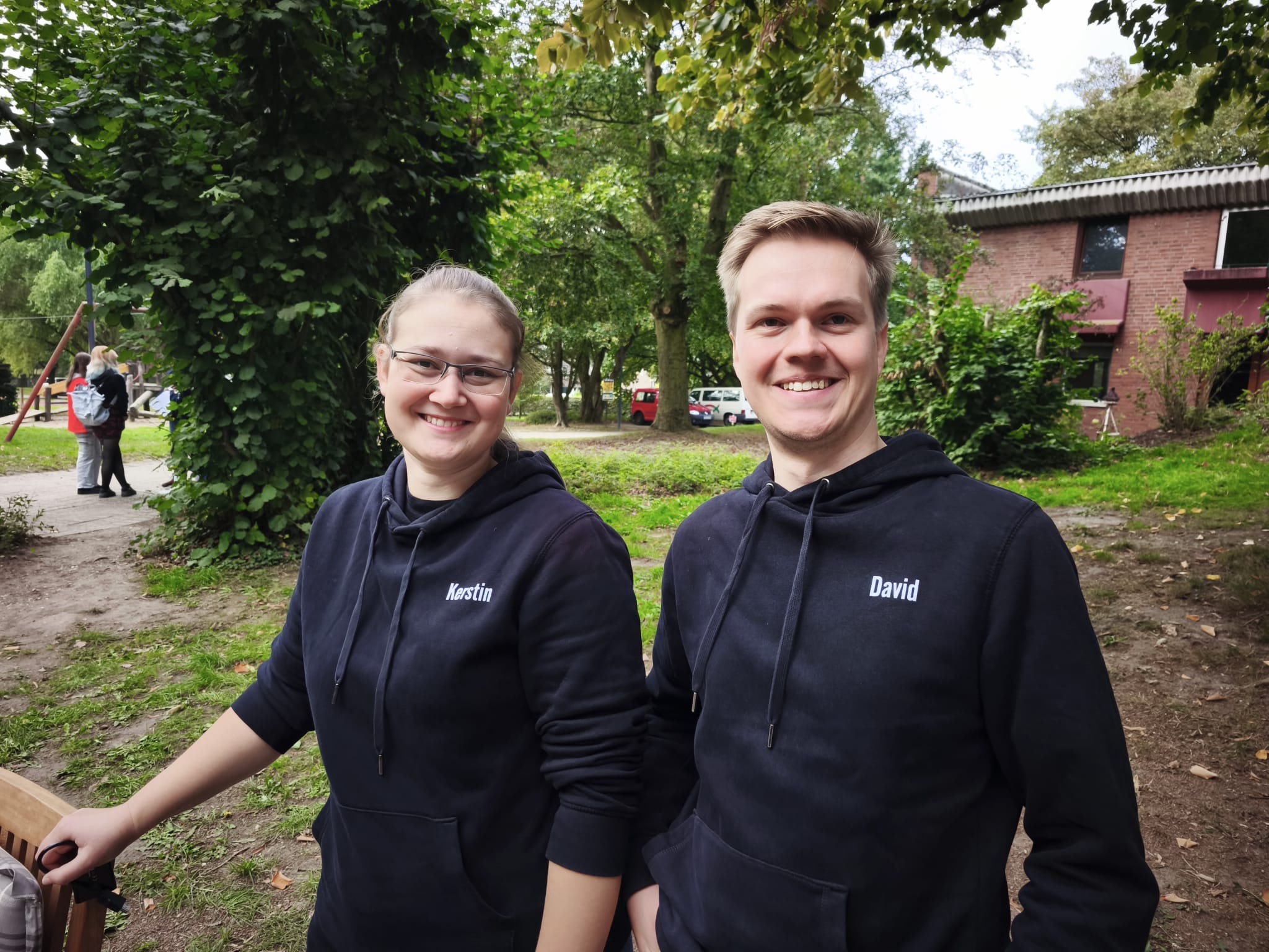 Erste krefelder konfilympics, Teamer*innen Kerstin und David